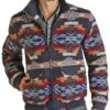 Rock & Roll Cowboy Men's Aztec Bomber Coat