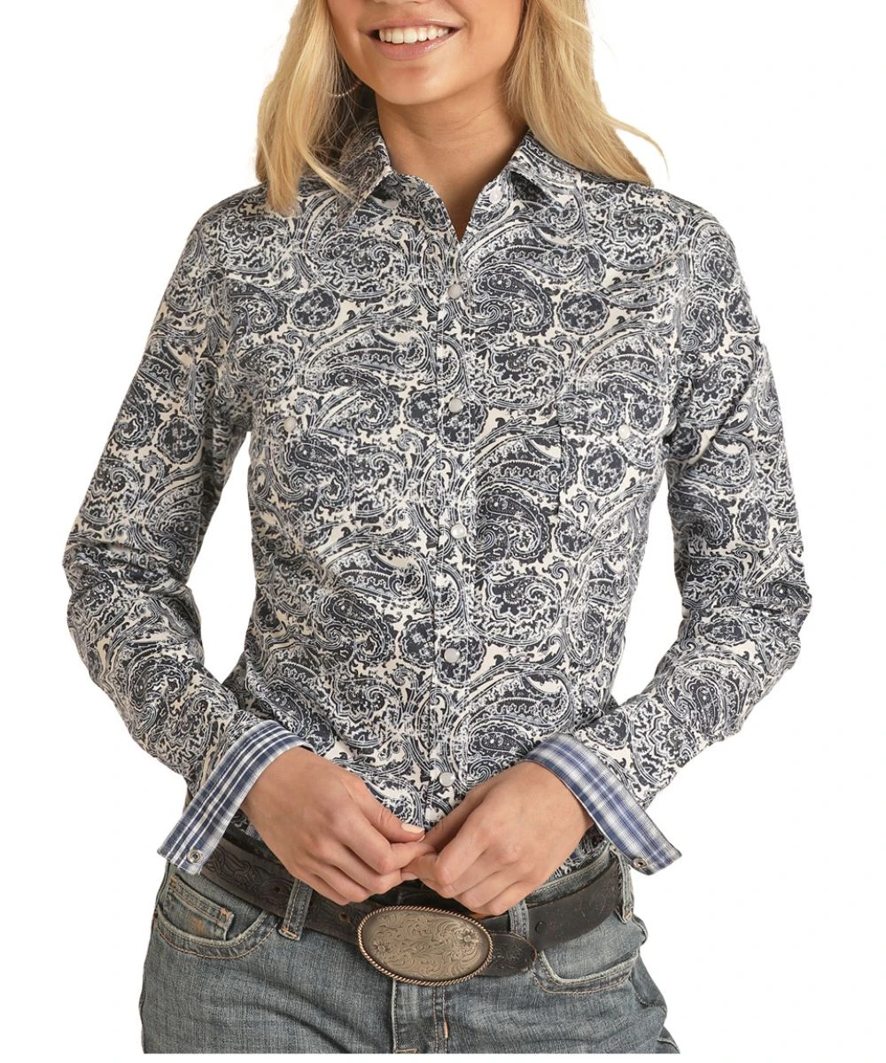 Panhandle Women's Paisley Snap Shirt 1 Panhandle Women's Paisley Snap Shirt