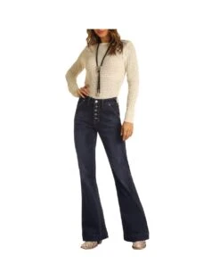 Rock & Roll Cowgirl Women's High Rise Trouser