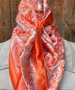 Rodeo Drive Abstract Paisley Wild Rag