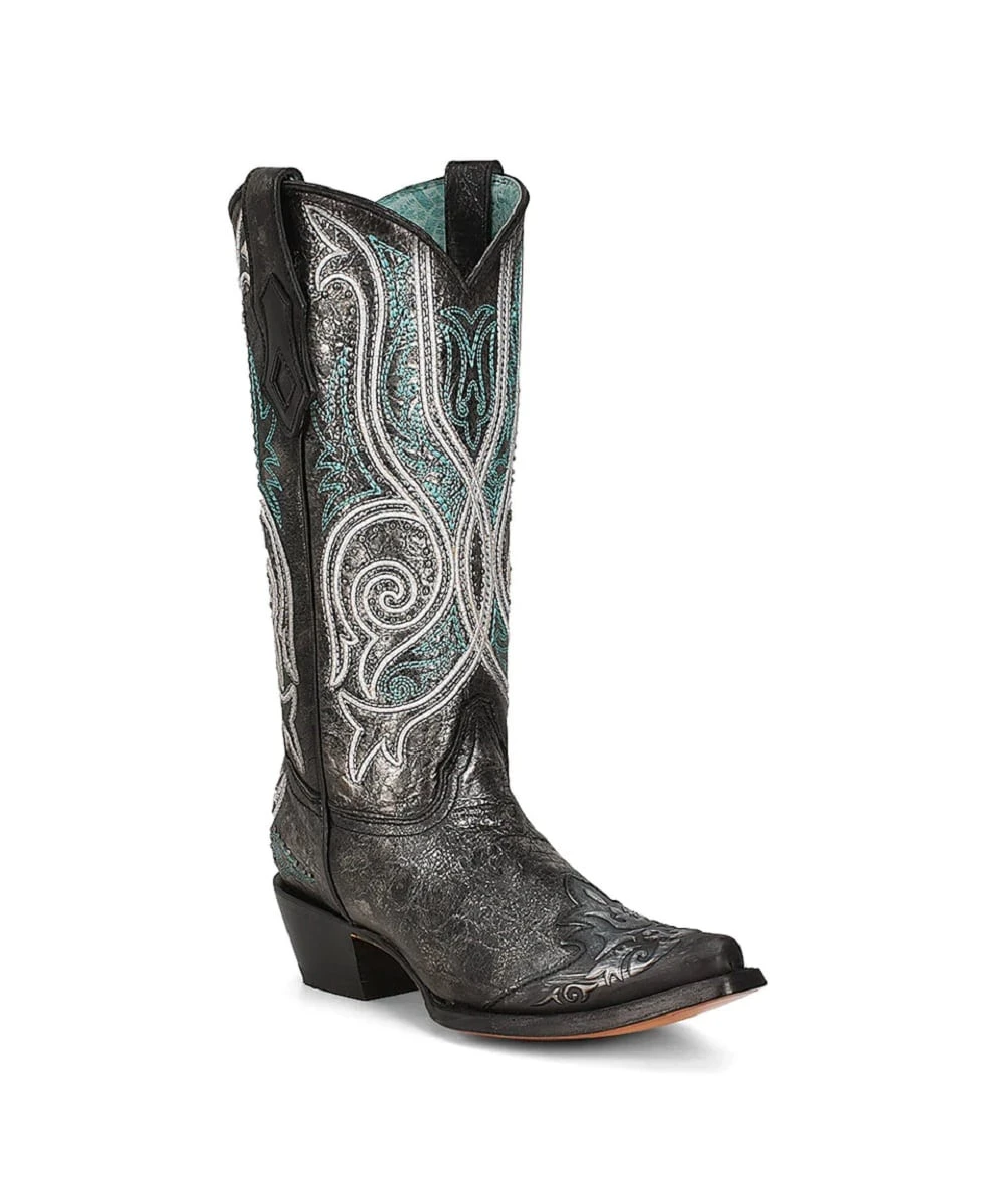 Corral Women's Overlay Embroidery Boot 1 Corral Women's Overlay Embroidery Boot
