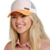 Cinch Women's Orange Trucker Cap