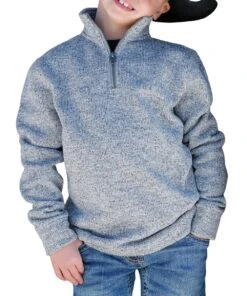 Cinch Boys' 1/4 Zip Sweater
