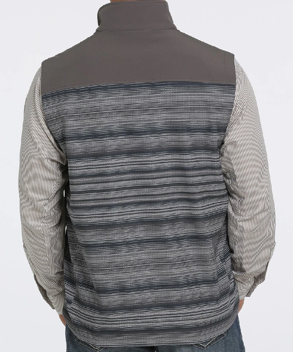 Cinch Men's Gray Bonded Vest 2 Cinch Men's Gray Bonded Vest - Image 2