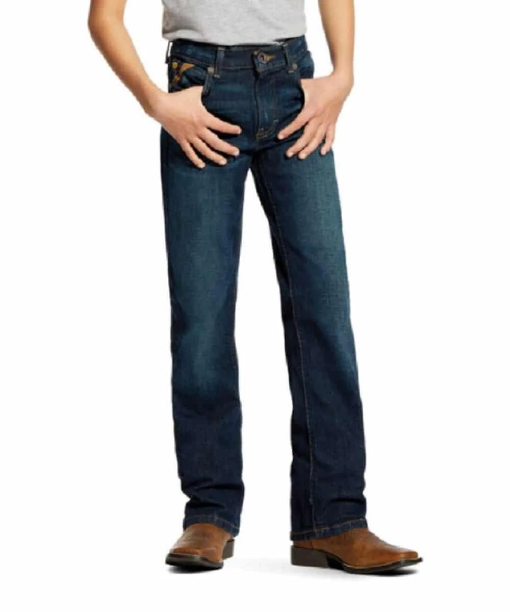Ariat Boys' B5 Slim Fit Stretch Jeans 1 Ariat Boys' B5 Slim Fit Stretch Jeans