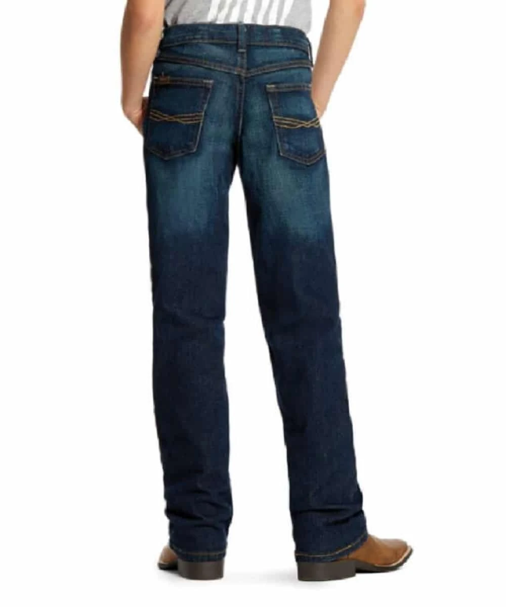 Ariat Boys' B5 Slim Fit Stretch Jeans 2 Ariat Boys' B5 Slim Fit Stretch Jeans - Image 2