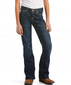 Ariat Girls' R.E.A.L. Kimberly Wide Leg Jean