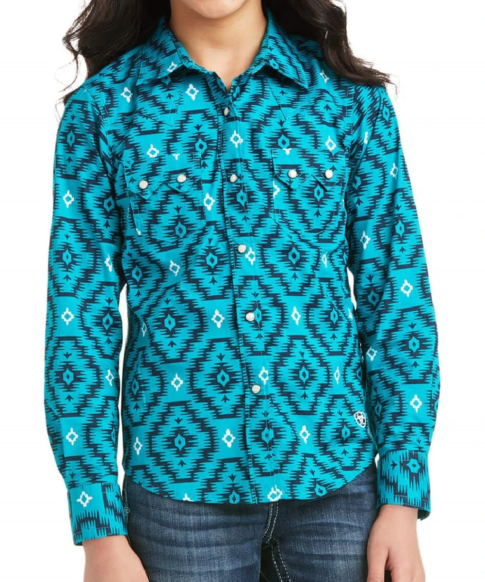 Ariat Girls' R.E.A.L. Mesa Snap Shirt 1 Ariat Girls' R.E.A.L. Mesa Snap Shirt