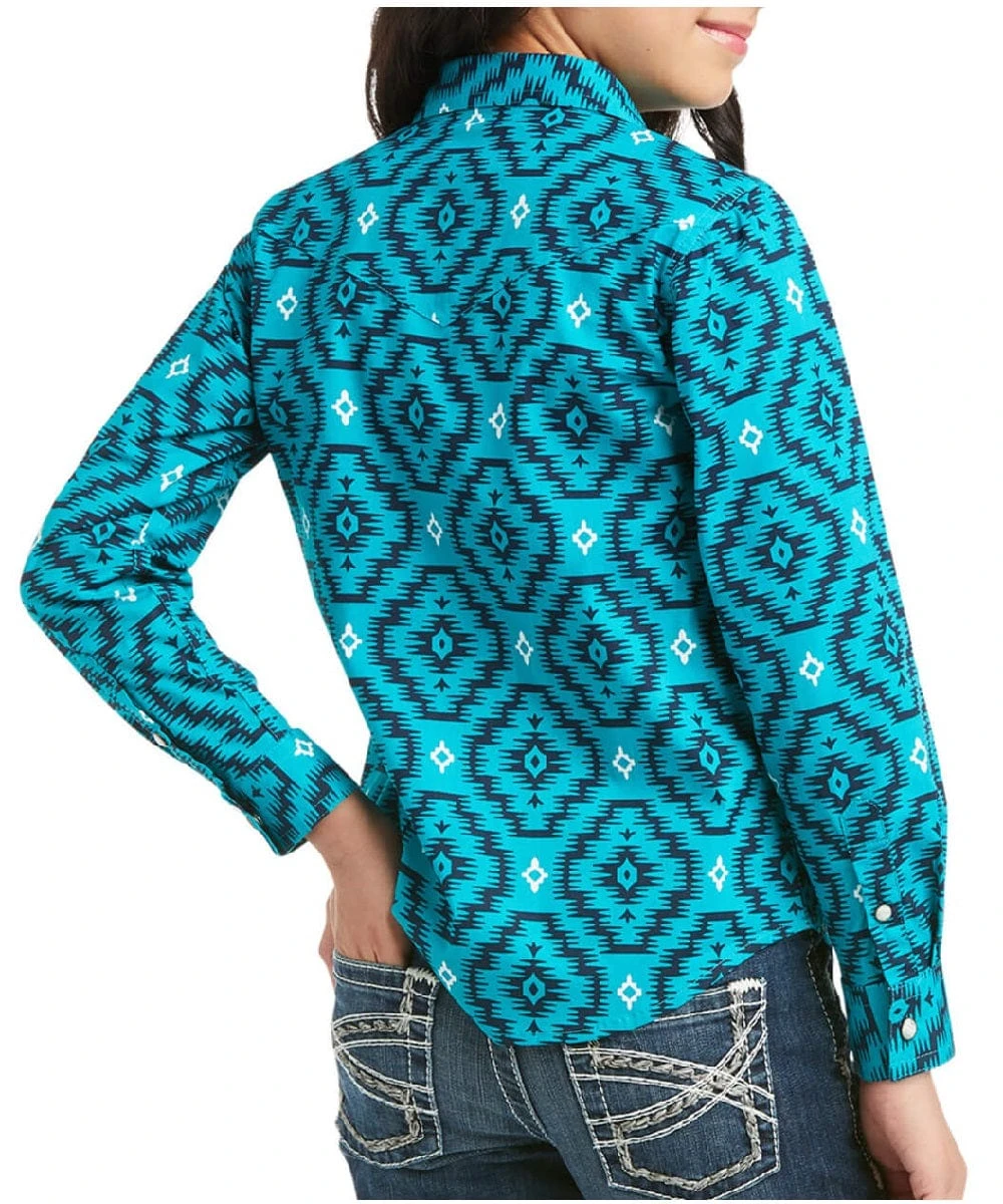 Ariat Girls' R.E.A.L. Mesa Snap Shirt 2 Ariat Girls' R.E.A.L. Mesa Snap Shirt - Image 2