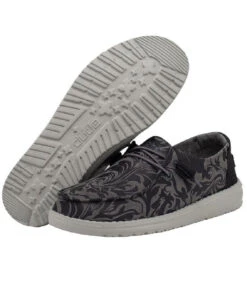 Hey Dude Women's Gunmetal Wendy Ranch Shoe