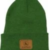 John Deere Men's Green Cuffed Beanie