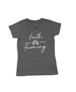John Deere Women's Faith Farming Tee