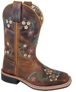 Smoky Mountain Youth Floralie Leather Boot