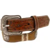 Ariat Boys' Scalloped Embossed Tabs Belt