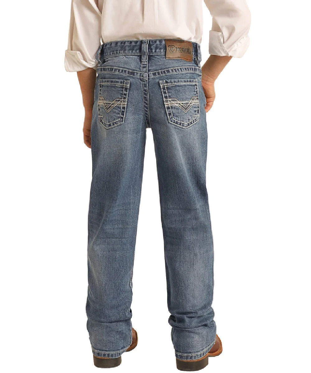 Rock & Roll Cowboy Boys' Reflex Boot Cut Jean 2 Rock & Roll Cowboy Boys' Reflex Boot Cut Jean - Image 2
