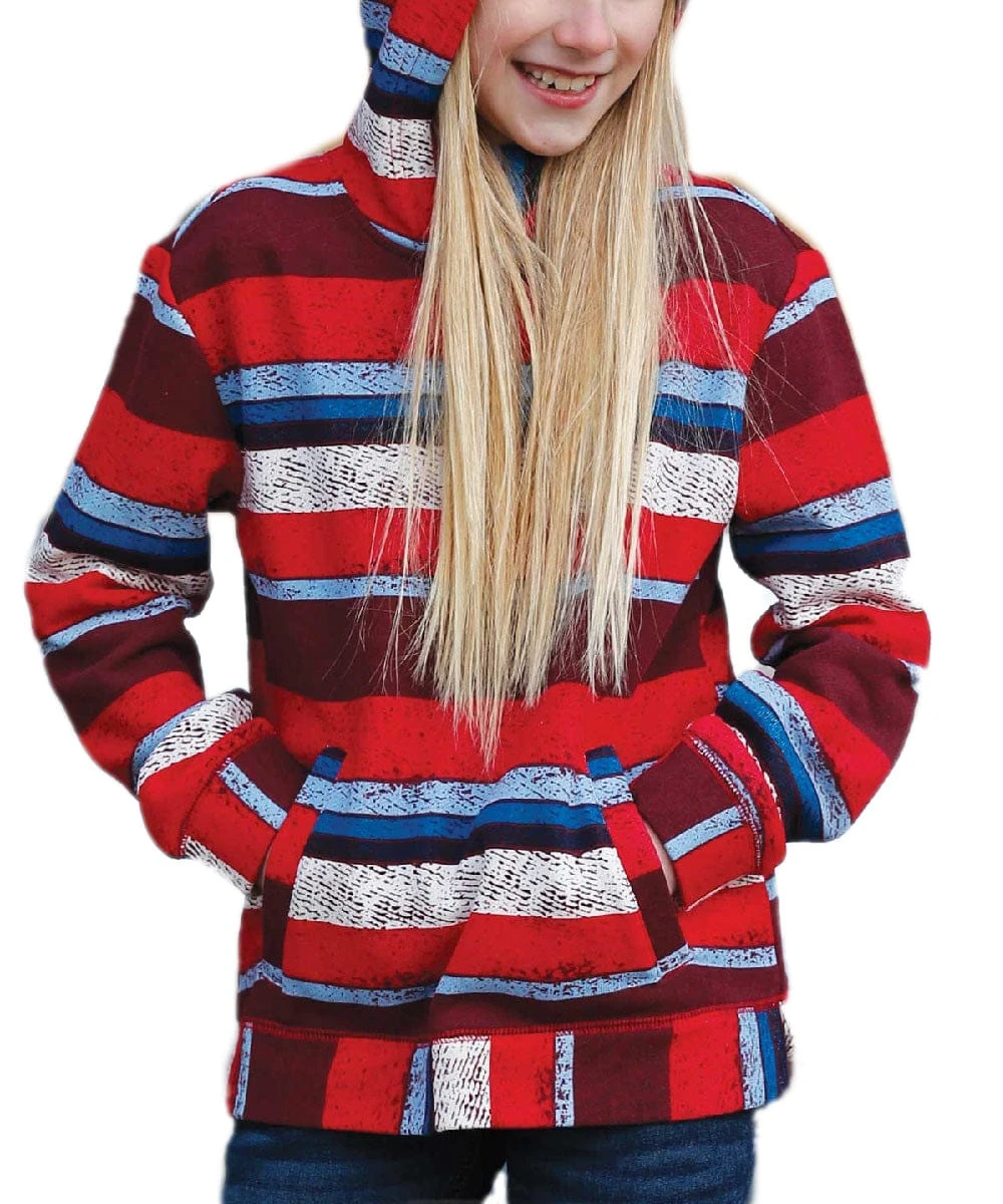 Cruel Girl Girls' Striped Hoodie 1 Cruel Girl Girls' Striped Hoodie