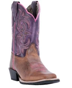 Dan Post Girls' Western Square Toe Boot