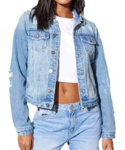 Kancan Women's Kellie Denim Jacket