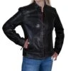 Scully Women's Black Leather Jacket