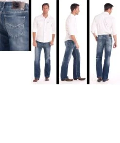 Rock & Roll Cowboy Men's Reflex Pistol Jean