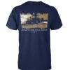 Royce Apparel Men's Turnrows Dusk Till Dawn Blue Tee
