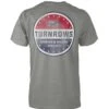 Royce Apparel Men's Turnrows Liberty Gray Pocketed Tee