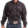Cinch Men's Black Button Down Shirt