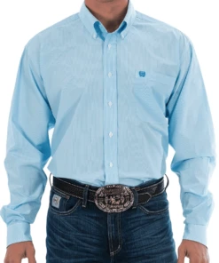 Cinch Men's Micro Stripe Button Down Western Shirt