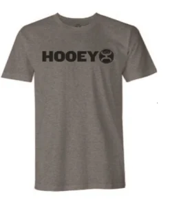 Hooey Youth Gray Lock Up Logo Tee