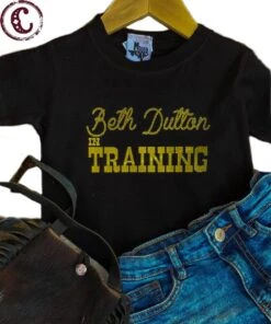The Whole Herd Girls' Beth Dutton In Training Western Tee