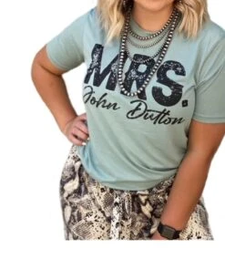 Texas True Threads Women's Mrs. John Dutton Tee